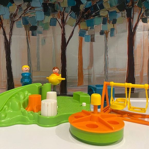 Fisher-Price Other - Fisher Price Vintage 1986-7 Little People Play Ground Set